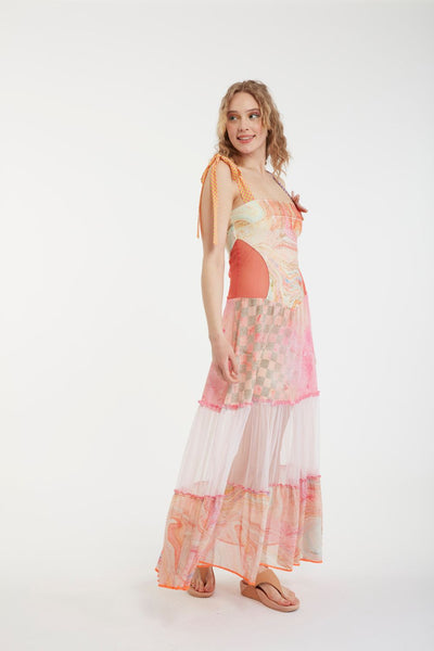 IPNG: Sunisfaction SeaShells Illusion Dress To Skirt Convertible